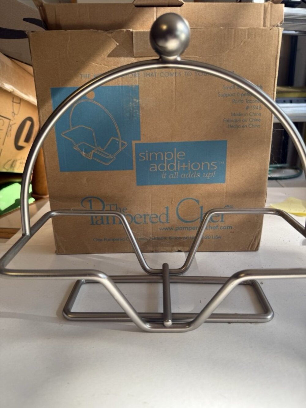 Pampered Chef Small Bowl Caddy #1946 Holds Simple Additions Bowls 2 Available
